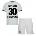 Maillot de foot Bayer Leverkusen Jeremie Frimpong #30 Extérieur vêtements enfant 2023-24 Manches Courtes (+ pantalon court)